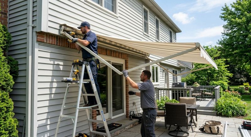 House Awning Installation in Sonoma County, CA