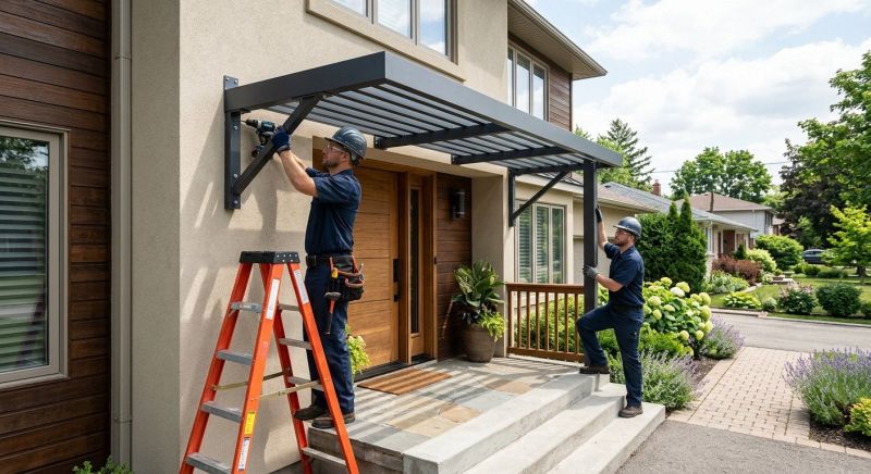 Metal Awning Installation in Napa, CA