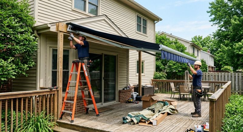 Retractable Awning Replacement in Santa Rosa, CA