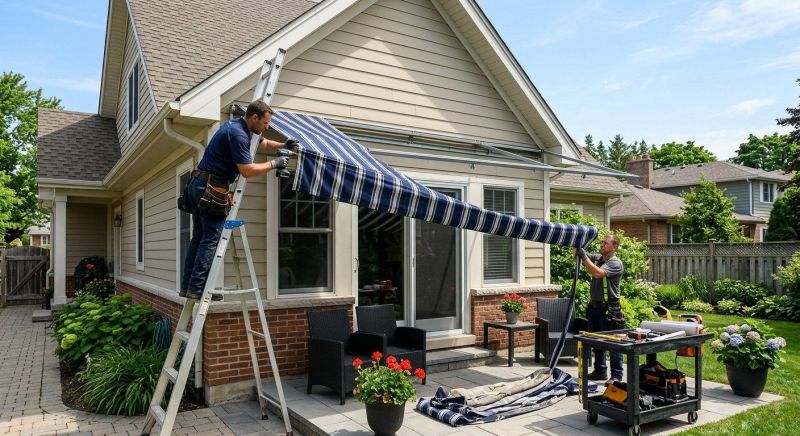 Custom Awning Installation in Napa, CA
