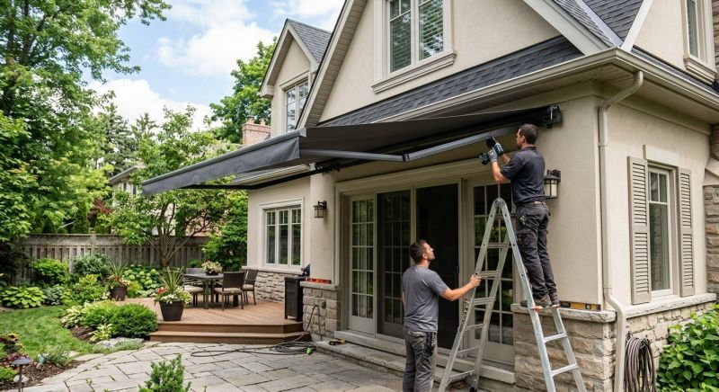 Custom Awning Installation in Sonoma County, CA