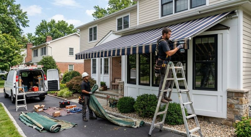 Custom Awning Installation in Sonoma County, CA