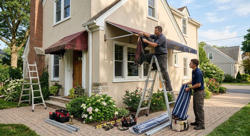 Custom Awning Installation in Santa Rosa, CA