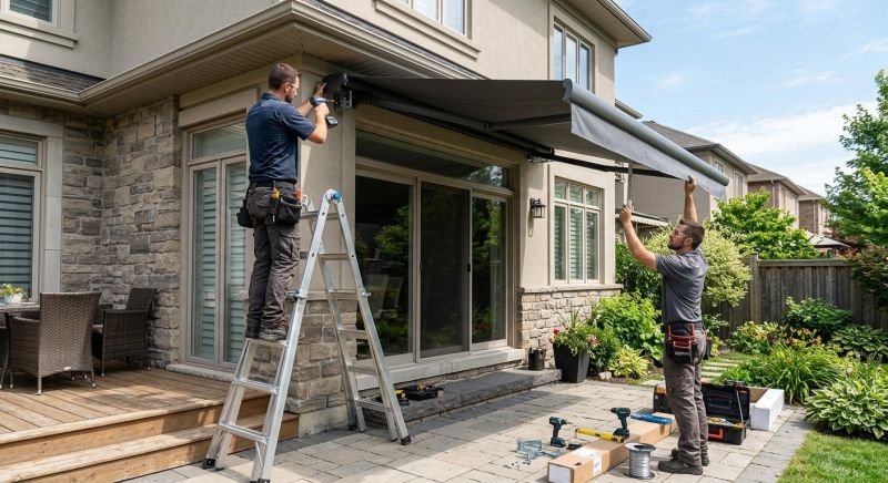Deck Awning Installation in Santa Rosa, CA