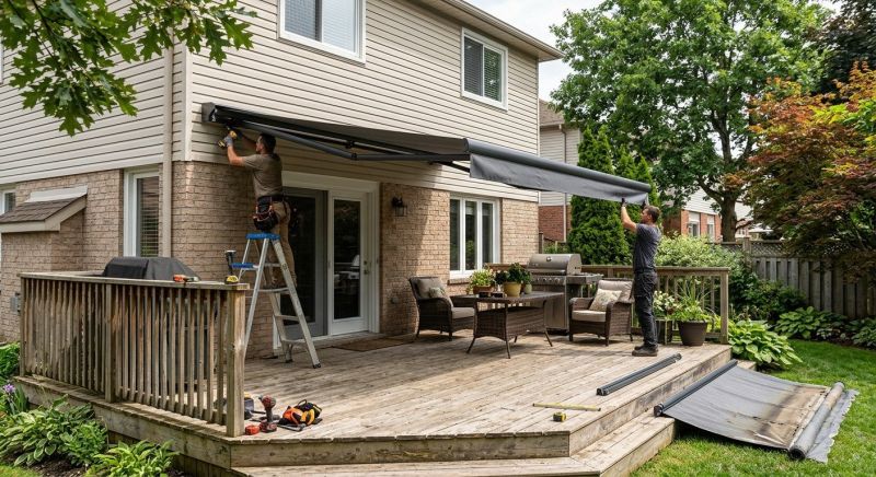 House Awning Installation in Napa, CA