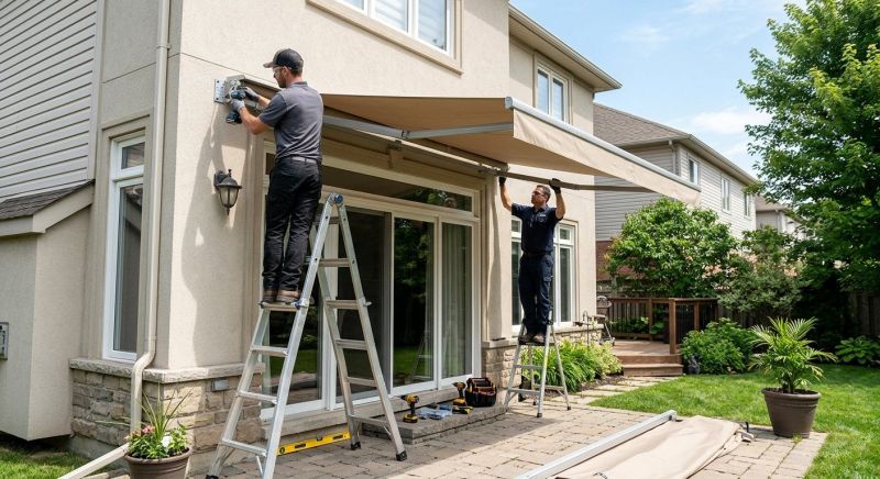 House Awning Installation in Napa, CA