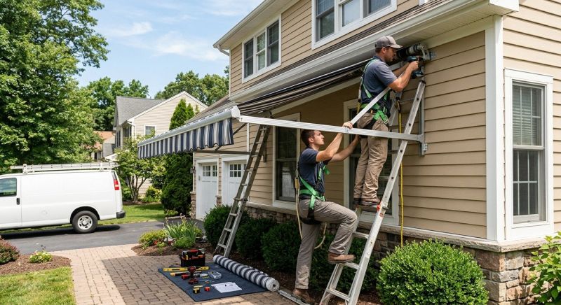 House Awning Installation in Sonoma County, CA