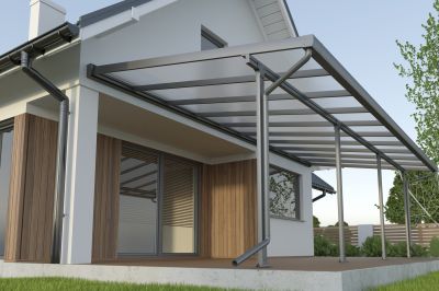 Metal Awning Installation