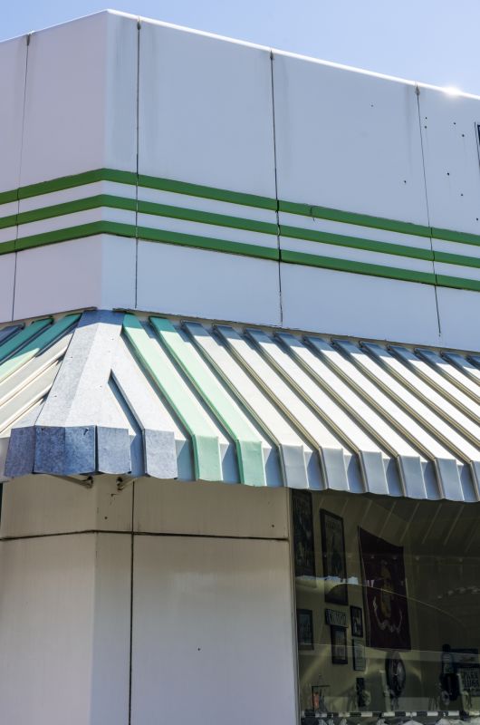 Completed Commercial Metal Awnings