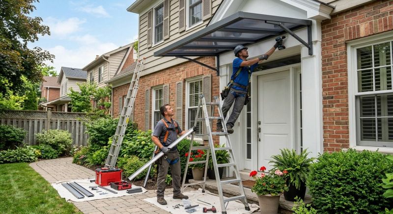 Metal Shade Installation in Santa Rosa, CA