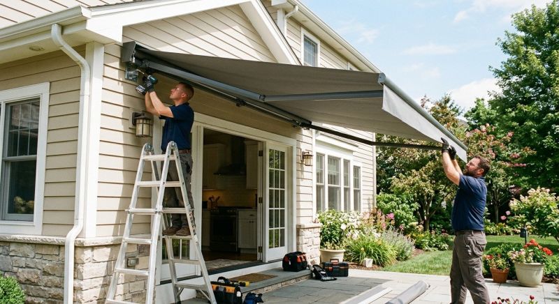 Porch Awning Installation in Napa, CA