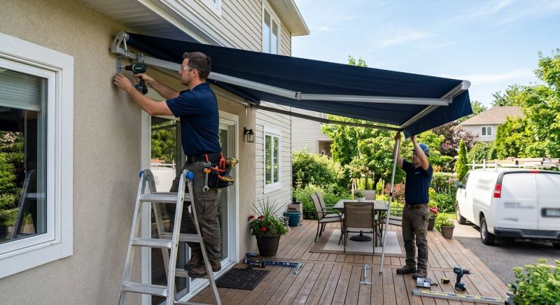 Porch Awning Installation in Sonoma County, CA
