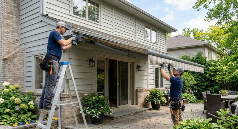 Retractable Awning Installation in Marin County, CA