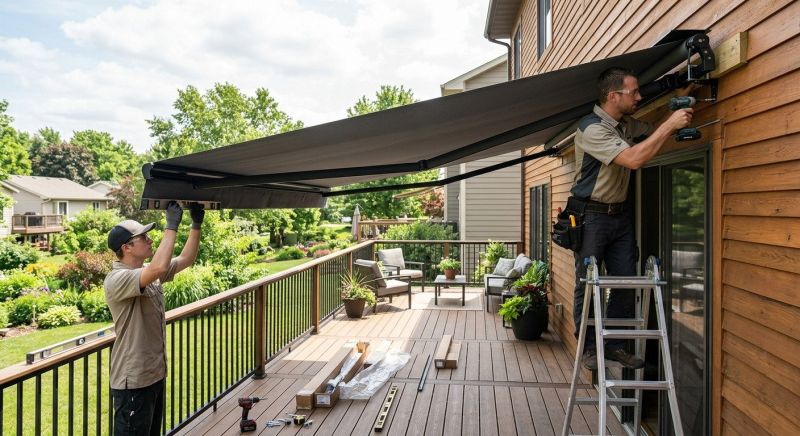 Retractable Awning Replacement in Marin County, CA