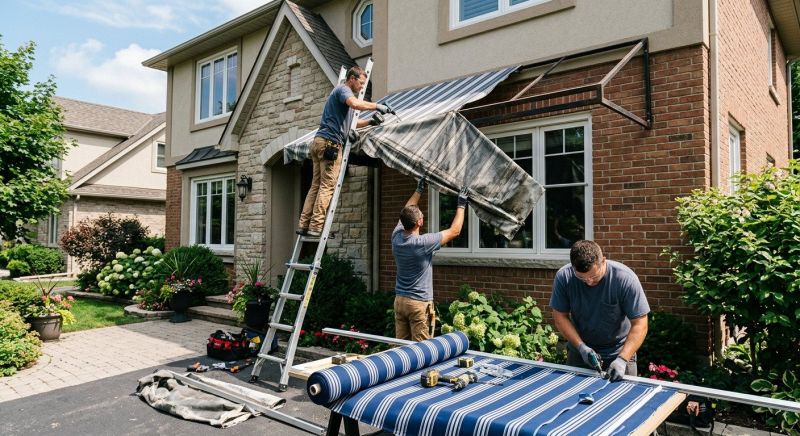Window Awning Installation in Marin County, CA